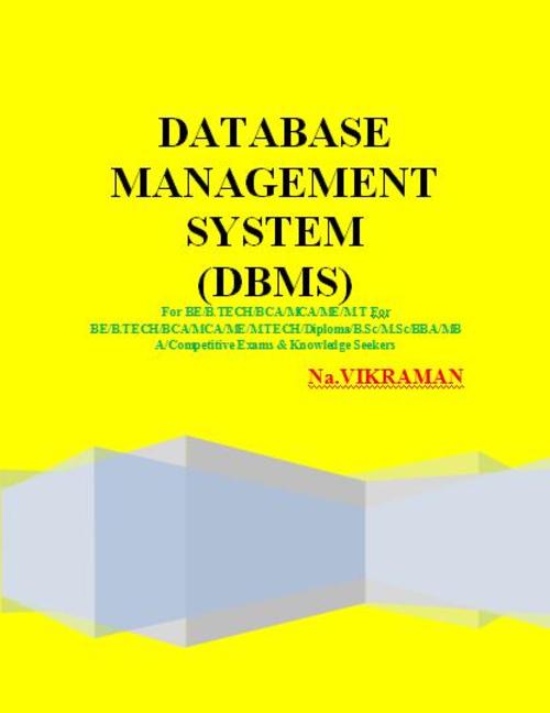 Product picture DATABASE MANAGEMENT SYSTEM (DBMS)